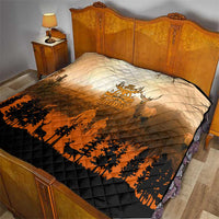 Father And Son Deer Hunting Quilt Best Buckin Daddy Ever - Wonder Print Shop