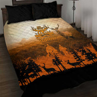 Father And Son Deer Hunting Quilt Bed Set Best Buckin Daddy Ever - Wonder Print Shop