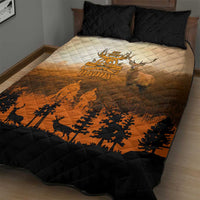 Father And Son Deer Hunting Quilt Bed Set Best Buckin Daddy Ever - Wonder Print Shop