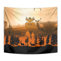 Father And Son Deer Hunting Tapestry Best Buckin Daddy Ever - Wonder Print Shop