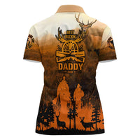 Father And Son Deer Hunting Women Polo Shirt Best Buckin Daddy Ever - Wonder Print Shop