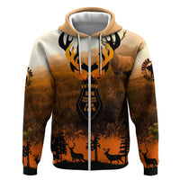 Father And Son Deer Hunting Zip Hoodie Best Buckin Daddy Ever - Wonder Print Shop
