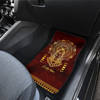 Personalized Anubis Car Mats Ancient Egyptian Pattern In Red - Wonder Print Shop
