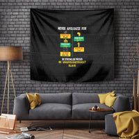 Never Apologize For Your Pride Tapestry African Black History - Wonder Print Shop