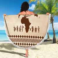 Root Africa Beach Blanket African Map - Wonder Print Shop