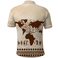 Root Africa Polo Shirt African Map - Wonder Print Shop