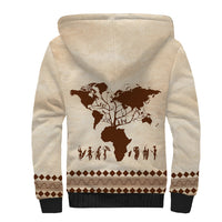 Root Africa Sherpa Hoodie African Map - Wonder Print Shop