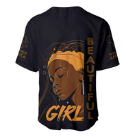 Personalized Beautiful Black Girl Baseball Jersey Women Africa - Wonder Print Shop