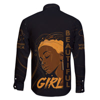 Personalized Beautiful Black Girl Family Matching Mermaid Dress and Hawaiian Shirt Women Africa - Wonder Print Shop