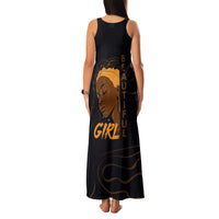 Personalized Beautiful Black Girl Family Matching Tank Maxi Dress and Hawaiian Shirt Women Africa - Wonder Print Shop