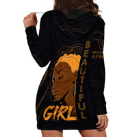 Personalized Beautiful Black Girl Hoodie Dress Women Africa - Wonder Print Shop