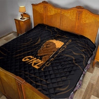 Personalized Beautiful Black Girl Quilt Women Africa - Wonder Print Shop