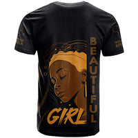 Personalized Beautiful Black Girl T Shirt Women Africa - Wonder Print Shop