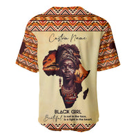 Personalized Love Africa Baseball Jersey Black Girl Beautiful - Wonder Print Shop