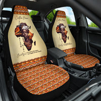 Personalized Love Africa Car Seat Cover Black Girl Beautiful - Wonder Print Shop