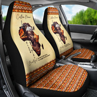 Personalized Love Africa Car Seat Cover Black Girl Beautiful - Wonder Print Shop