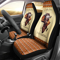 Personalized Love Africa Car Seat Cover Black Girl Beautiful - Wonder Print Shop