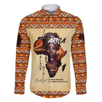 Personalized Love Africa Family Matching Long Sleeve Bodycon Dress and Hawaiian Shirt Black Girl Beautiful - Wonder Print Shop