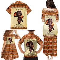 Personalized Love Africa Family Matching Puletasi and Hawaiian Shirt Black Girl Beautiful - Wonder Print Shop