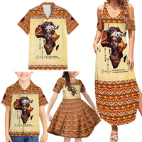 Personalized Love Africa Family Matching Summer Maxi Dress and Hawaiian Shirt Black Girl Beautiful - Wonder Print Shop
