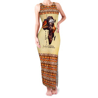 Personalized Love Africa Family Matching Tank Maxi Dress and Hawaiian Shirt Black Girl Beautiful - Wonder Print Shop