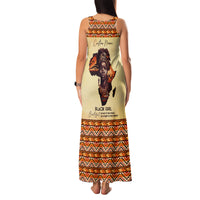 Personalized Love Africa Family Matching Tank Maxi Dress and Hawaiian Shirt Black Girl Beautiful - Wonder Print Shop