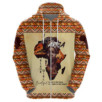 Personalized Love Africa Hoodie Black Girl Beautiful - Wonder Print Shop