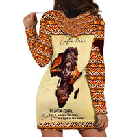 Personalized Love Africa Hoodie Dress Black Girl Beautiful - Wonder Print Shop