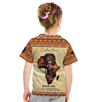Personalized Love Africa Kid T Shirt Black Girl Beautiful - Wonder Print Shop