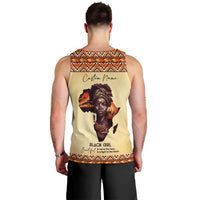 Personalized Love Africa Men Tank Top Black Girl Beautiful - Wonder Print Shop