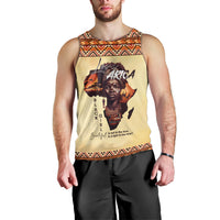 Personalized Love Africa Men Tank Top Black Girl Beautiful - Wonder Print Shop