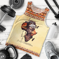 Personalized Love Africa Men Tank Top Black Girl Beautiful - Wonder Print Shop