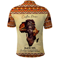Personalized Love Africa Polo Shirt Black Girl Beautiful - Wonder Print Shop
