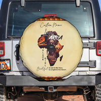 Personalized Love Africa Spare Tire Cover Black Girl Beautiful - Wonder Print Shop