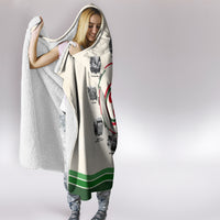 Black History Milestones Hooded Blanket African Timeline