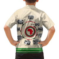 Black History Milestones Kid Hawaiian Shirt African Timeline - Wonder Print Shop