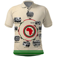 Black History Milestones Polo Shirt African Timeline - Wonder Print Shop