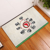 Black History Milestones Rubber Doormat African Timeline - Wonder Print Shop