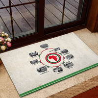 Black History Milestones Rubber Doormat African Timeline - Wonder Print Shop