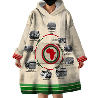 Black History Milestones Wearable Blanket Hoodie African Timeline - Wonder Print Shop