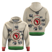 Black History Milestones Zip Hoodie African Timeline - Wonder Print Shop
