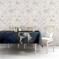 Finland Viking Blood Tablecloth Nordic Runes and Shield of Ancestry in Tribal Knotwork