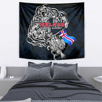 Iceland Viking Blood Tapestry Nordic Runes and Shield of Ancestry in Tribal Knotwork