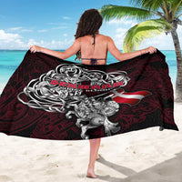 Denmark Viking Blood Sarong Nordic Runes and Shield of Ancestry in Tribal Knotwork