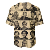Civil Rights Leaders Baseball Jersey African-American - Wonder Print Shop