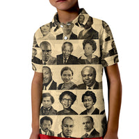 Civil Rights Leaders Kid Polo Shirt African-American - Wonder Print Shop