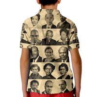 Civil Rights Leaders Kid Polo Shirt African-American - Wonder Print Shop