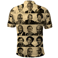 Civil Rights Leaders Polo Shirt African-American - Wonder Print Shop