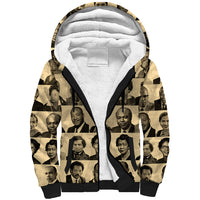 Civil Rights Leaders Sherpa Hoodie African-American - Wonder Print Shop