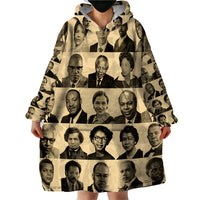 Civil Rights Leaders Wearable Blanket Hoodie African-American - Wonder Print Shop
